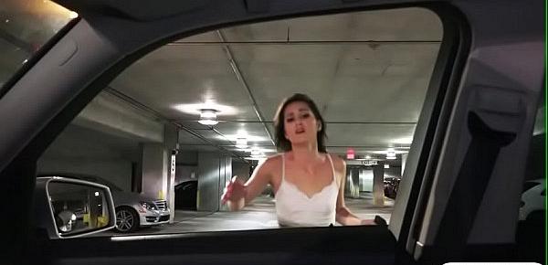  Sexy babe Renee Roulette gets fucked in a strangers car